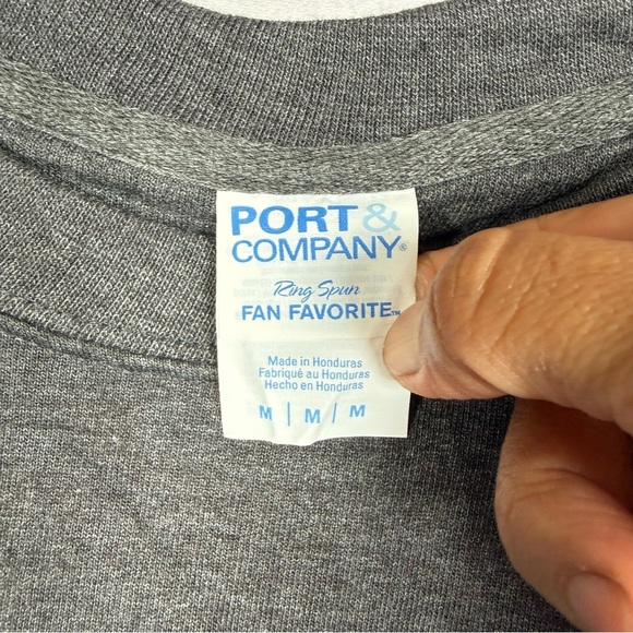 Port & company Unisex Washington DC Sweatshirt Size M grey - Picture 2 of 7